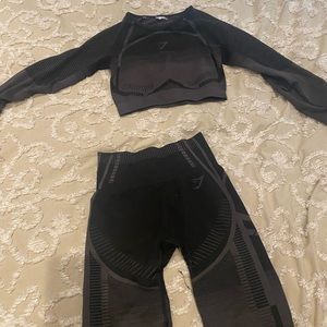 gymshark geo seamless set